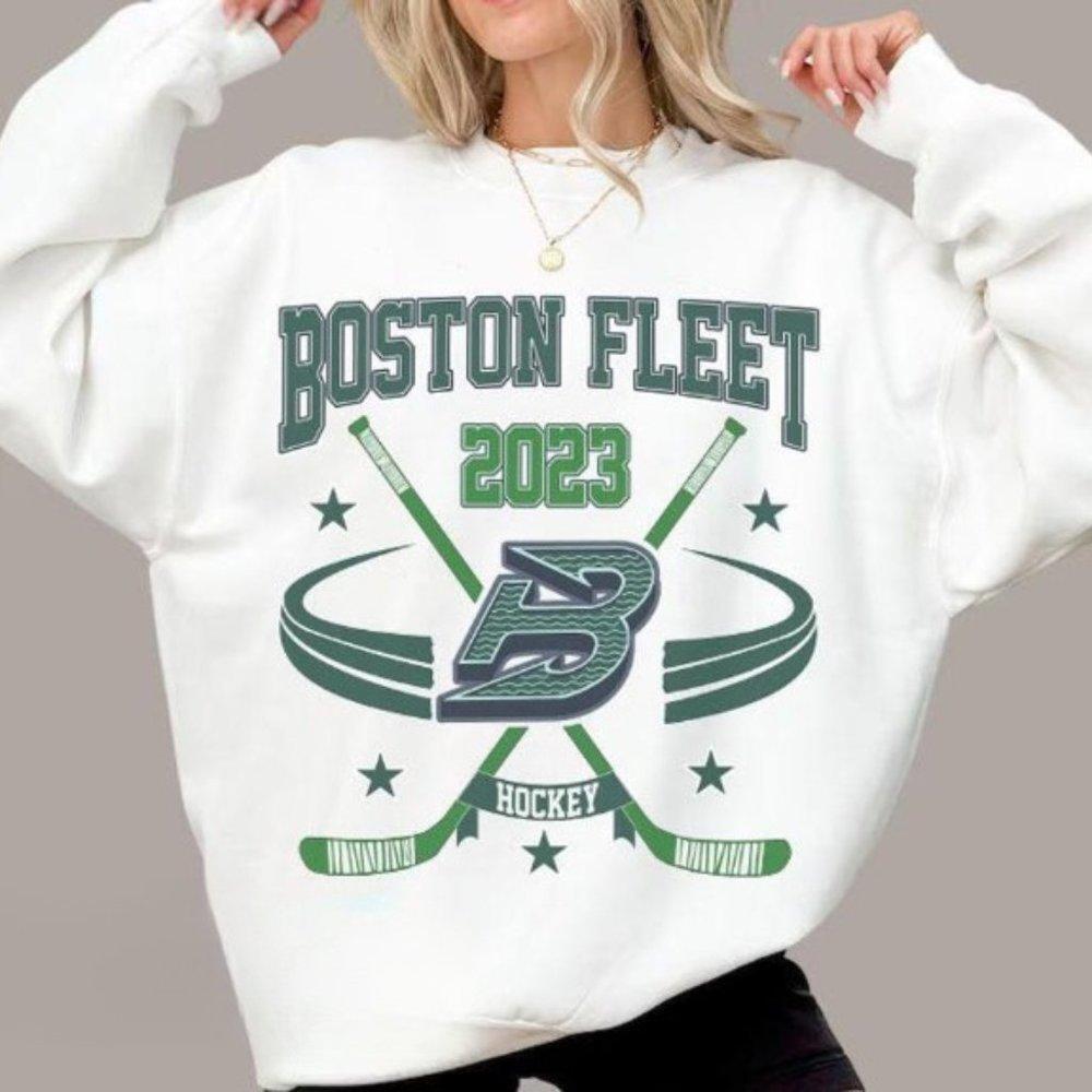 Boston Fleet Sweatshirt, Fleet Crewneck, Boston Hockey Fan 2023